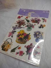 American Greetings Forget Me Not Scented Stickers 2 Sheets Vintage Stickers