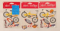 Lot 3 Jolee’s Boutique Freestyle Bike Scrapbook Stickers BMX Dimensional EK