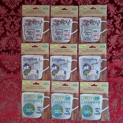 Crafters Square Ceramic Stickers Lot Of 9 All Are Brand New!!