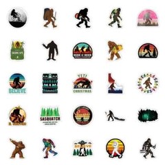 50 Bigfoot Sasquatch Stickers For Mobile Phone Coffee Mug Notebook Suitcase