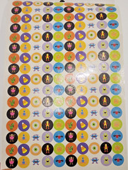 Little Monsters, 450 Stickers, NEW, LOT OF 1