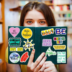 220Pcs Inspirational Christian Stickers, Waterproof Bible Verse Jesus Stickers f