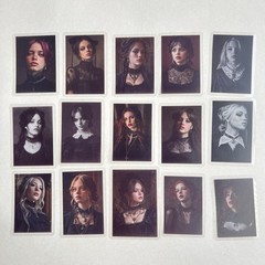Goth Girl Portrait Stickers Junk Journal Collage Scrapbooking