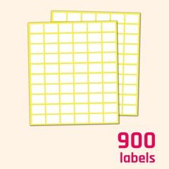 (900 Pack) 0.75″ X 0.5″ – Price Stickers, Small White Labels Stickers