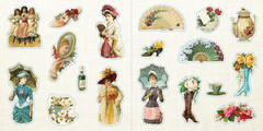Vintage Ephemera Sticker Book w/ 580+ Decorative Stickers Journaling And Crafts