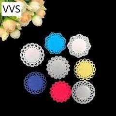 High-Quality Carbon Steel Die Cuts – 4 Decorative Lace Borders for Card Making