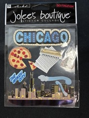 Jolee’s Chicago Illinois United States Travel Vacation Scrapbooking Stickers