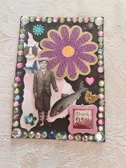 Junk Journal /scrapbook! 5 Vintage Junk Journal Ephemera. 5 Cards W/ Envelopes.