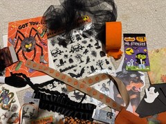 Halloween Theme Inspiration Junk Journal Scrap Lot