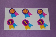Mrs. Grossman’s RARE Large Sheet of Vintage 1991 Best Ribbon Stickers!