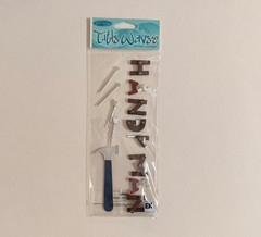 Lot of 2 Jolee’s Handyman Tools Construction Sticker Pkg Title Scrapbooking Read