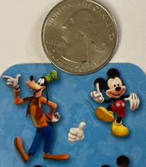 MICKEY MOUSE & FRIENDS Stickers(17pc)Disney•Donald Duck•Goofy•Cartoon•Daisy Duck