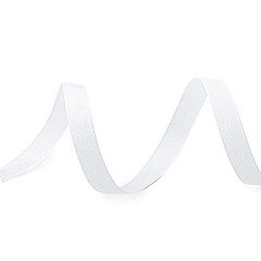 Solid Grosgrain Ribbon, Perfect for Crafts, Wedding 3/8″ X 50 Yards White