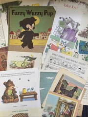 Vintage Childrens Ephemera Junk Journal Pack Book Pages Collage Crafts