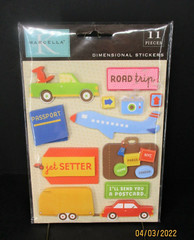 Marcella By K Travel Bug Icon 11 Dimensional Stickers Transportation