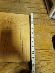 Stain Glass Window AccuCut Die Block Frame Model S1975J 2000 VTG crafts Church