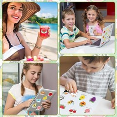 50 Pcs Anxiety Sensory Stickers Motivational Textured Calm Strips Cute Animal…