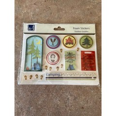 Adornit Carolees Creations Outdoor Goodies Foam Stickers Camping Scrapbook New