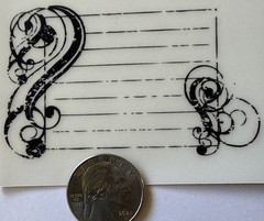BLACK SWIRL LABELS Rub-On Transfers(4-1/4”x 8”)Tag •Word•Journaling•Card Making•