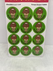 Stinky Stickets By Trend Scooper Dooper/Chocolate Scent Retro 24/Pack Brown
