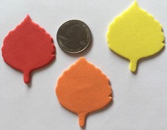 FALL FOAM LEAVES(12pc)Autumn Thanksgiving•Maple•Tree•Brown•Red •Orange•Yellow•••