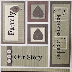 Pebbles Inc Family Tree Cardstock Stickers Tidbits Words Quotes Titles Our Story