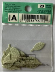 LIGHT GREEN BIRCH LEAF Die-cut Embellishment(20pc)Jolees •Garden•Christmas•Stem