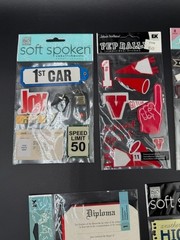 High School Scrap Book Sticker Lot of 5pcs