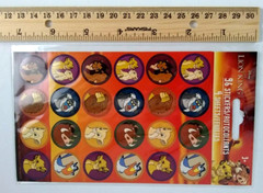 The Lion King Stickers Kids Disney Round Kiara Rafiki Simba 4 Sheets 96 count 3+