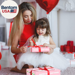 872 Pcs Valentines Heart Stickers, 3 Sizes 5 Colors Self-Adhesive Glitter Foam H