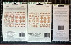 Crate Paper WILD HEART Gold Stickers, Clear Stamps, Happy Life/Charming Thickers