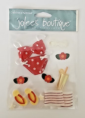 RETIRED Jolee’s Boutique 3D Embellishments – Polka Dot Beach Bikini – SPJB005