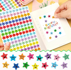 Star Stickers, 6750Pcs Happy Smile Face Stickers 15 Designs Students Reward Char