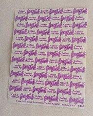 Vintage 90’s Lisa Frank Sticker Lot 4 S363 278 210 242 White Tiger Monkeys