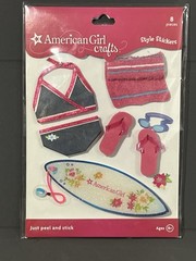 American Girl Crafts EK Success Style Swimming Theme Bikini Flip Flops Towel