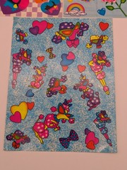 Vintage Lisa Frank Sticker Lot 80s Poodles Scottie Dogs Rainbows S119 S142 S161