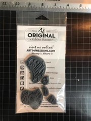 New ART IMPRESSIONS Rubber Stamp cling Watercolor HOBBIT DOOR SET