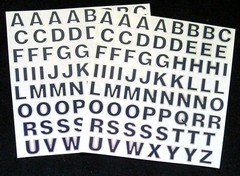 Mrs Grossman Alphabet Variety Sticker Sheets *Your Choice* See Description