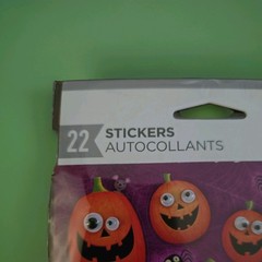 American Greeting Halloween Pumpkins Google Eye Stickers New