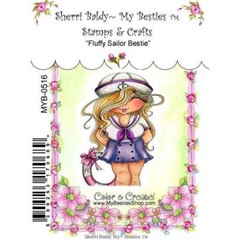 New My-Besties clear Rubber Stamp FLUFFY SAILOR BESTIE #516 free USA ship