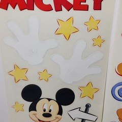 SandyLion Disney Stickers Mickey Mouse Goofy Disneyland Disney World 4 Sheets