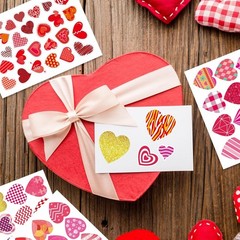 496 PCS Valentine Stickers Set – Cute Heart Stickers for Kids’ Crafts & Party…