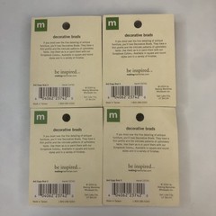 48 Making Memories Decorative Brads Antique Copper Round 3mm Scrapbook 4 Packs