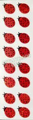 HAMBLY STUDIOS STICKERS PRISMATIC GLITTER BUGS – BEETLE RED LADYBUG VINTAGE RARE