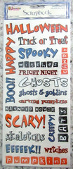 2x Sandylion Stickers Theme Halloween Size 5.5×12 Inch