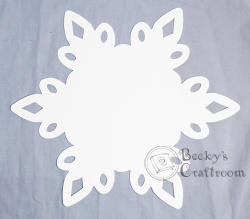 Die Cut White Lacy Snowflake 3.5″ x 3″ 50 pieces