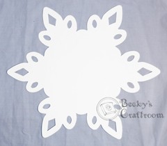 Die Cut White Lacy Snowflake 3.5″ x 3″ 50 pieces