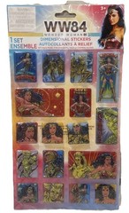 WW84 Wonder Woman 3D Dimensional 17 Count Stickers 2021 Scrapbook Collect