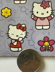 HELLO KITTY Stickers(20pc) Sanrio•Animal•Cartoon•Cat•Flowers •Girl•Tiny•Children
