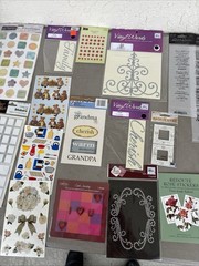 A Lot Of 25 Scrapbooking Craft Items lot # 3 b070